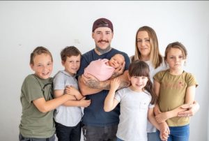 Family portrait of the Walker family